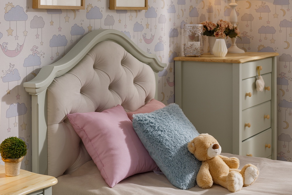 Кровать Айно №17 с мягким изголовьем 1600х2000