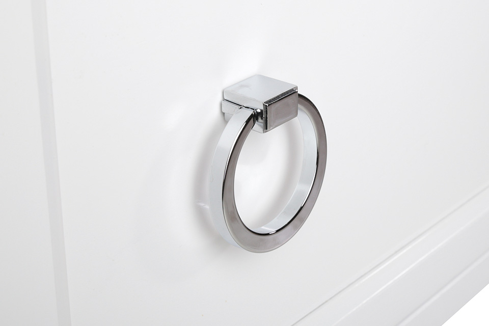 Подстолье белое с ящиком Рома 100С под столешницу подвесное