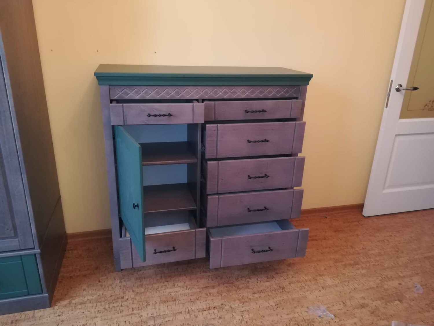 Комод с 8 ящиками сосна Дания №5