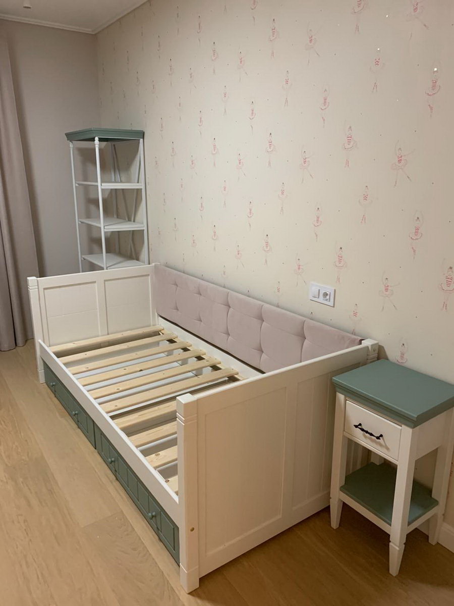 Тахта Дания №3 мягкая 900х2000 с ящиками