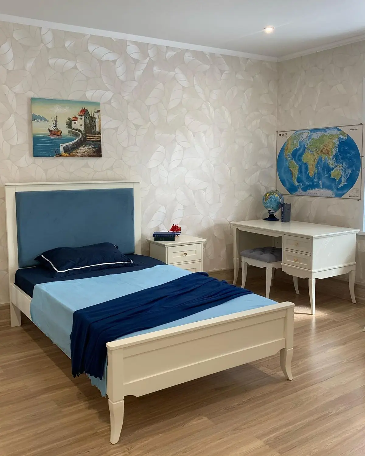 Кровать  "Римини" 1400х2000  с мягким изголовьем