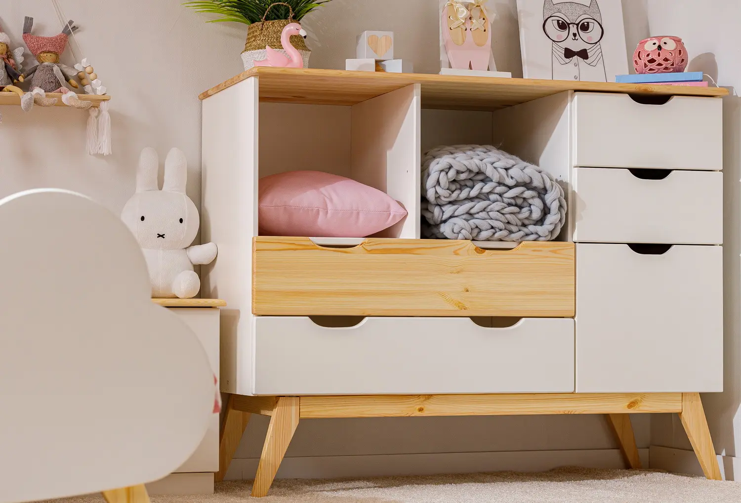 Комод с ящиками детский дерево ТК №22