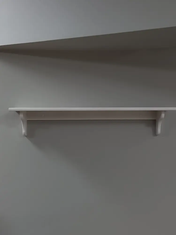 Полка настенная белая Бейли