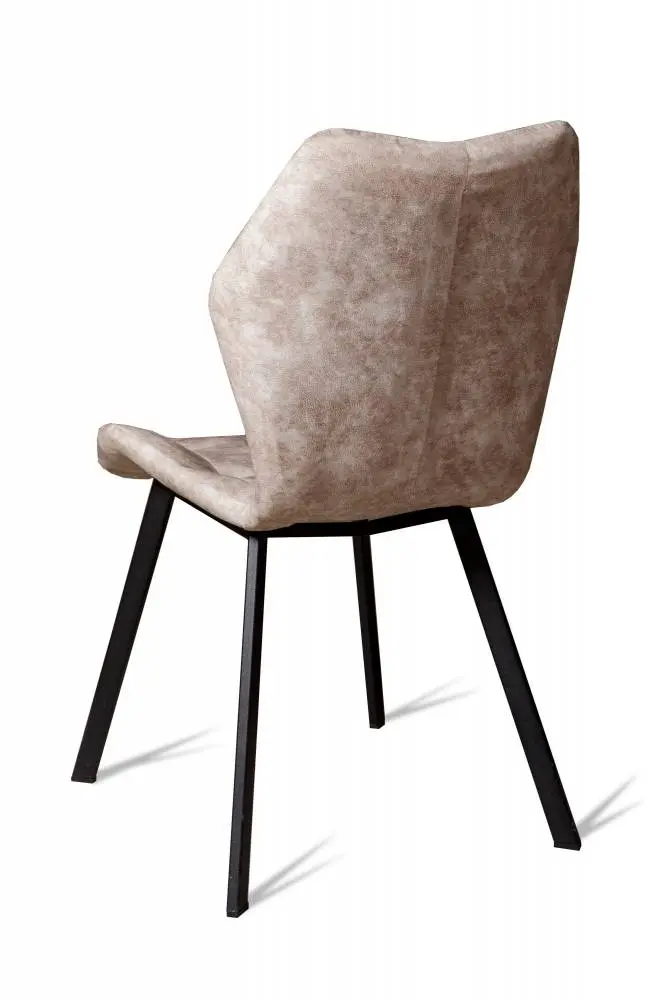 СТУЛ РИМ (ВЕЛЮР ЛАТТЕ, черный муар)