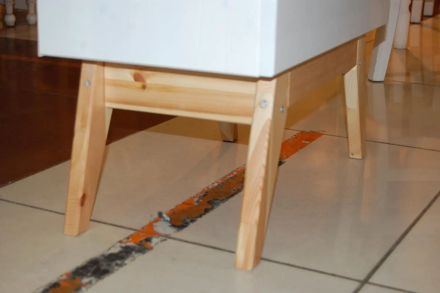 Тумба с 2 ящиками массив сосны детская ТК №6