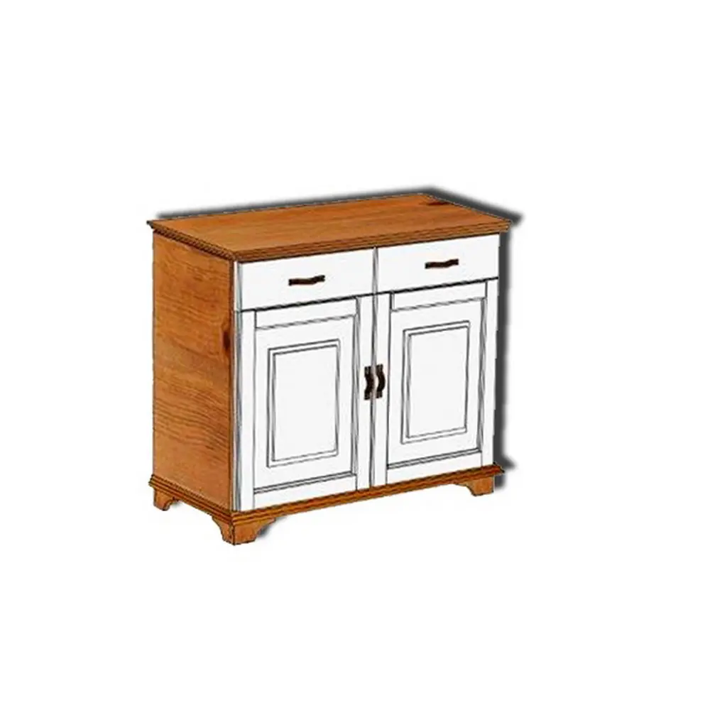 Тумба Брусно 2 дв 2 ящ. Б1.18.03