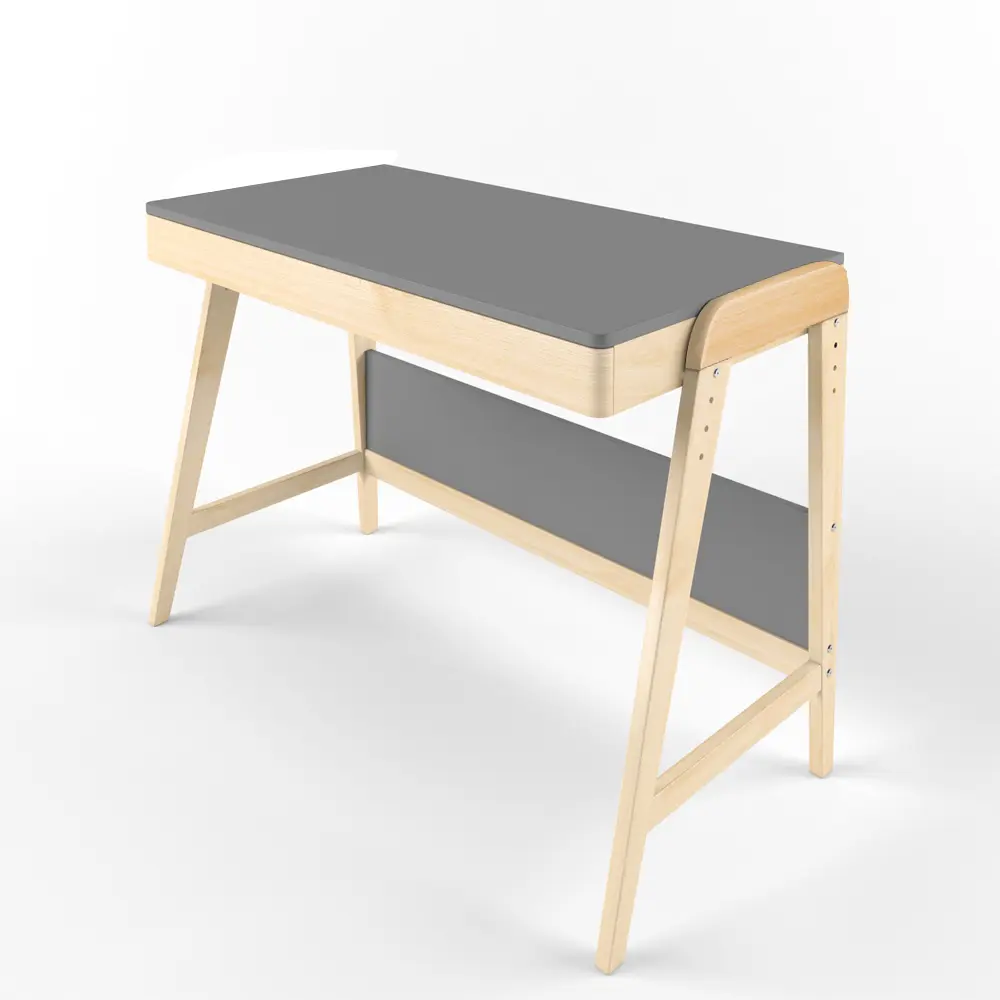 Стол деревянный Rabbit Wood Вуди серый