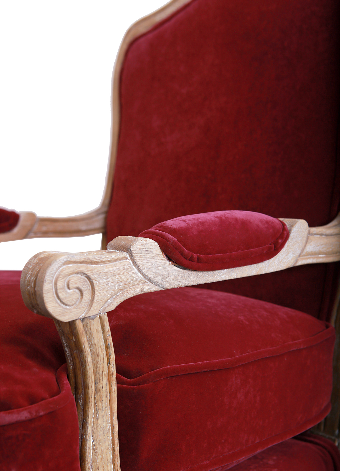 Полукресло модерн Nitro цвет бордовый