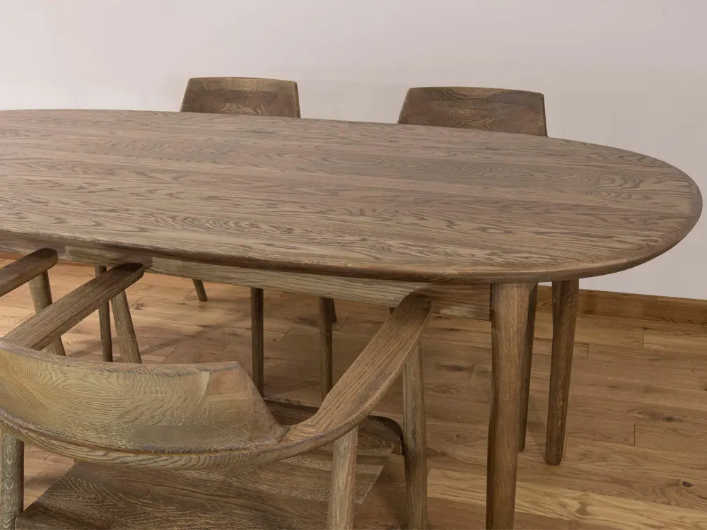 Стол овальный массив Медуза обеденный 1800