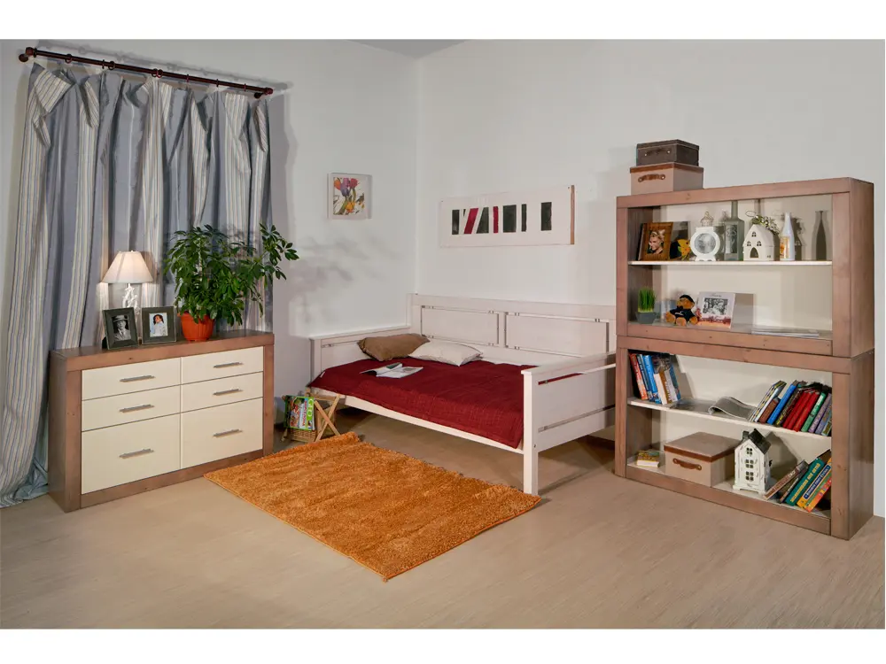 Кровать массив сосны односпальная Брамминг 700х1600