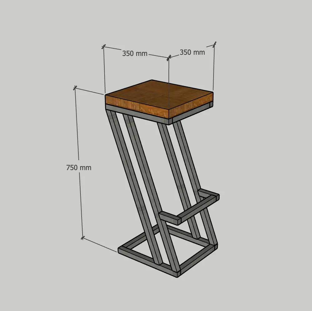 Стул массив сосны 08-04