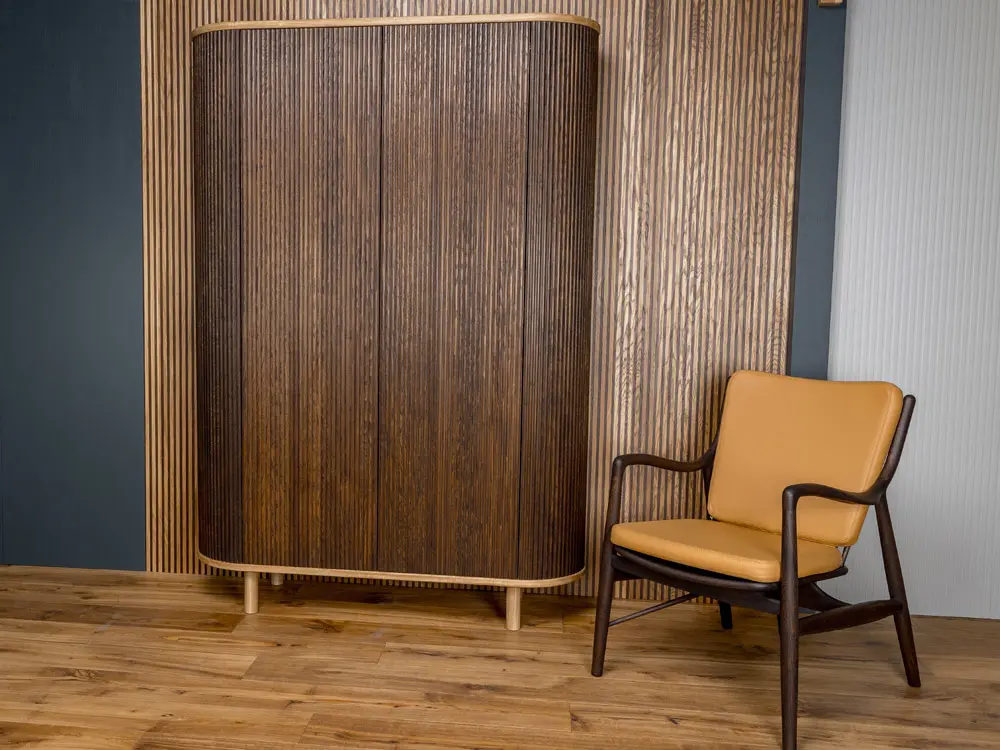 Кресло массив дуба Гарвард комфорт (кожа)