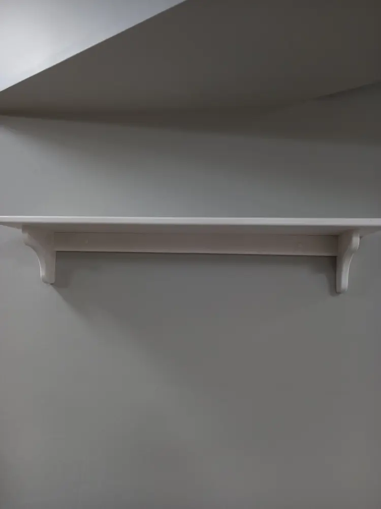 Полка настенная белая Бейли