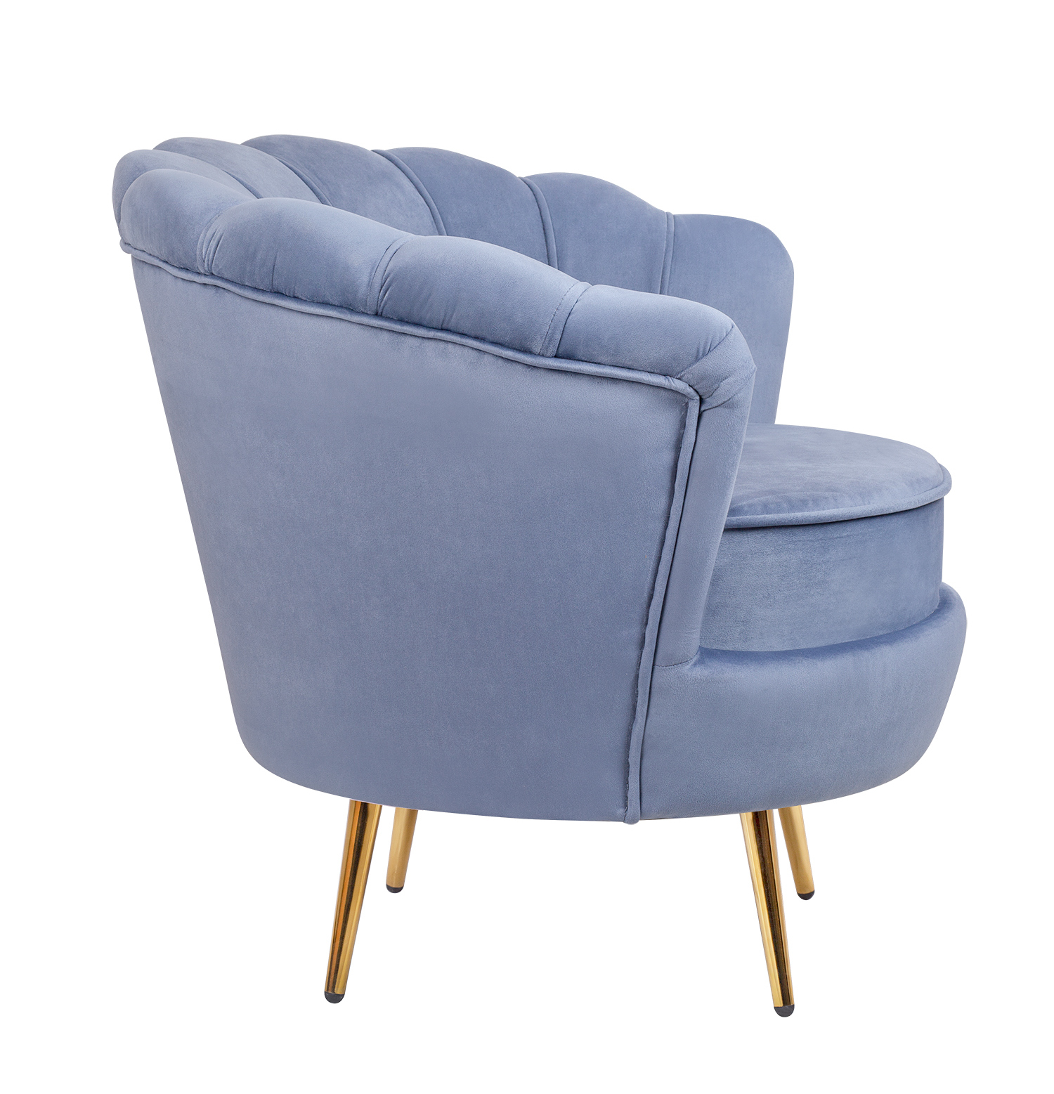 Низкое кресло ракушка Pearl Sky