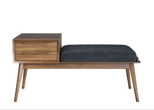 Лавка с 2 ящиками "Bruni"