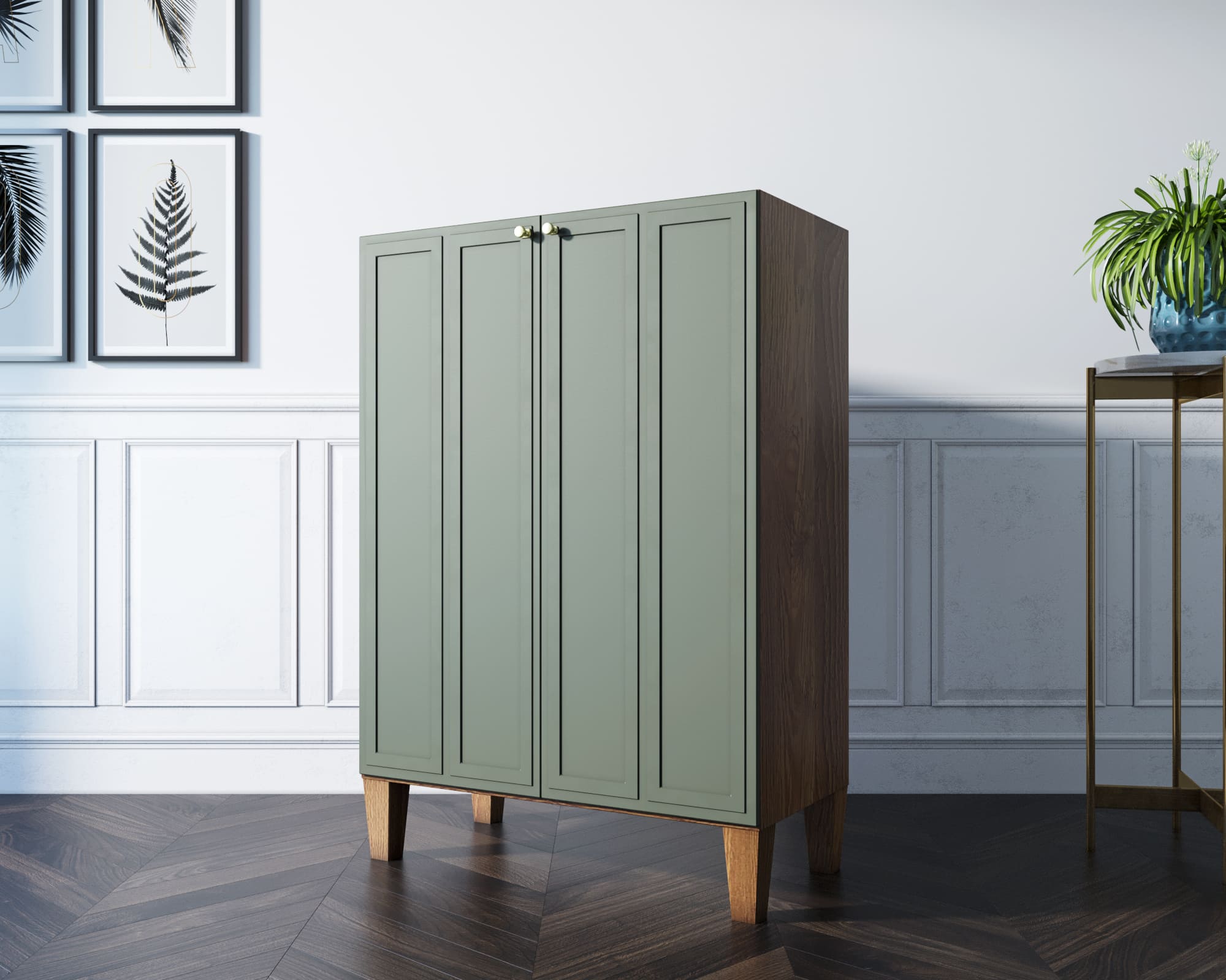 Шкаф-буфет массив "Andersen" малый