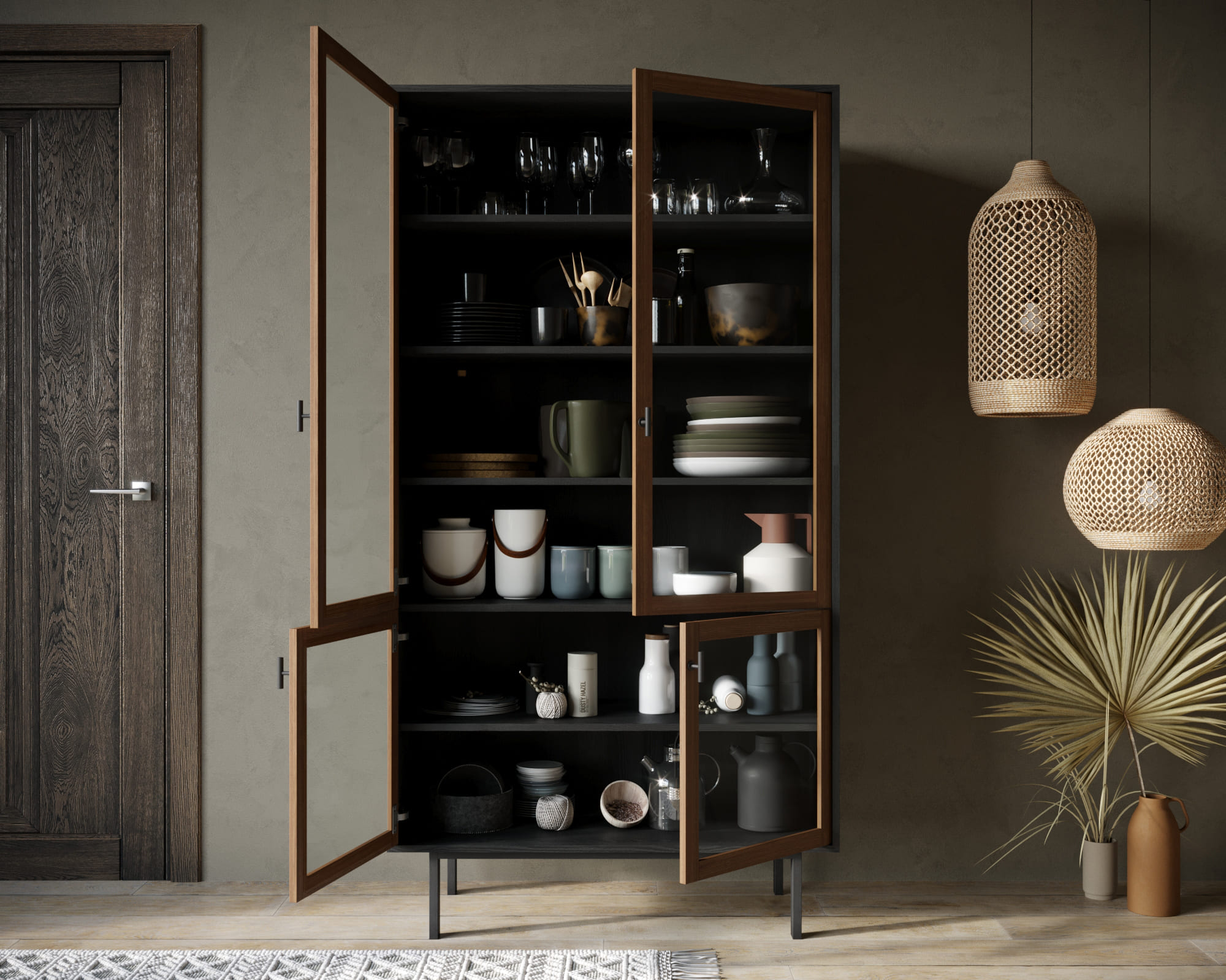 Шкаф с четырьмя дверками "Emerson"