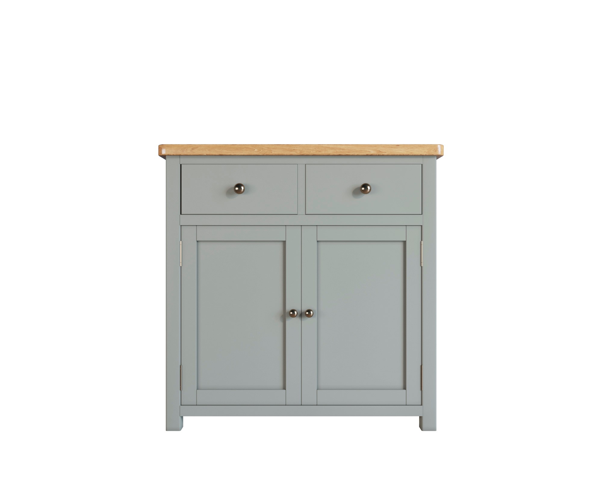 Комод из дерева "Jules Verne" две дверки два ящика серый