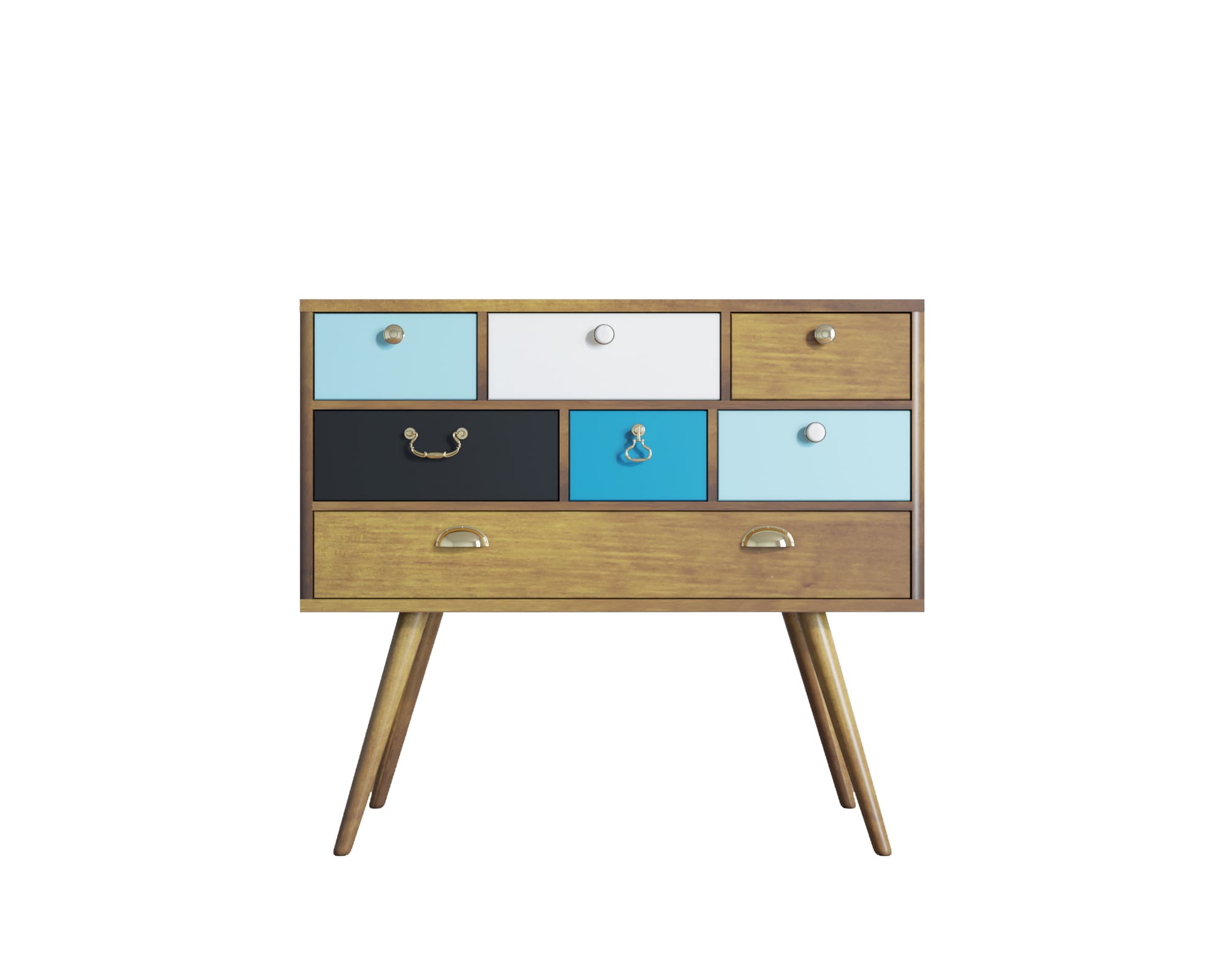 Комод на высоких ножках «Aquarelle»