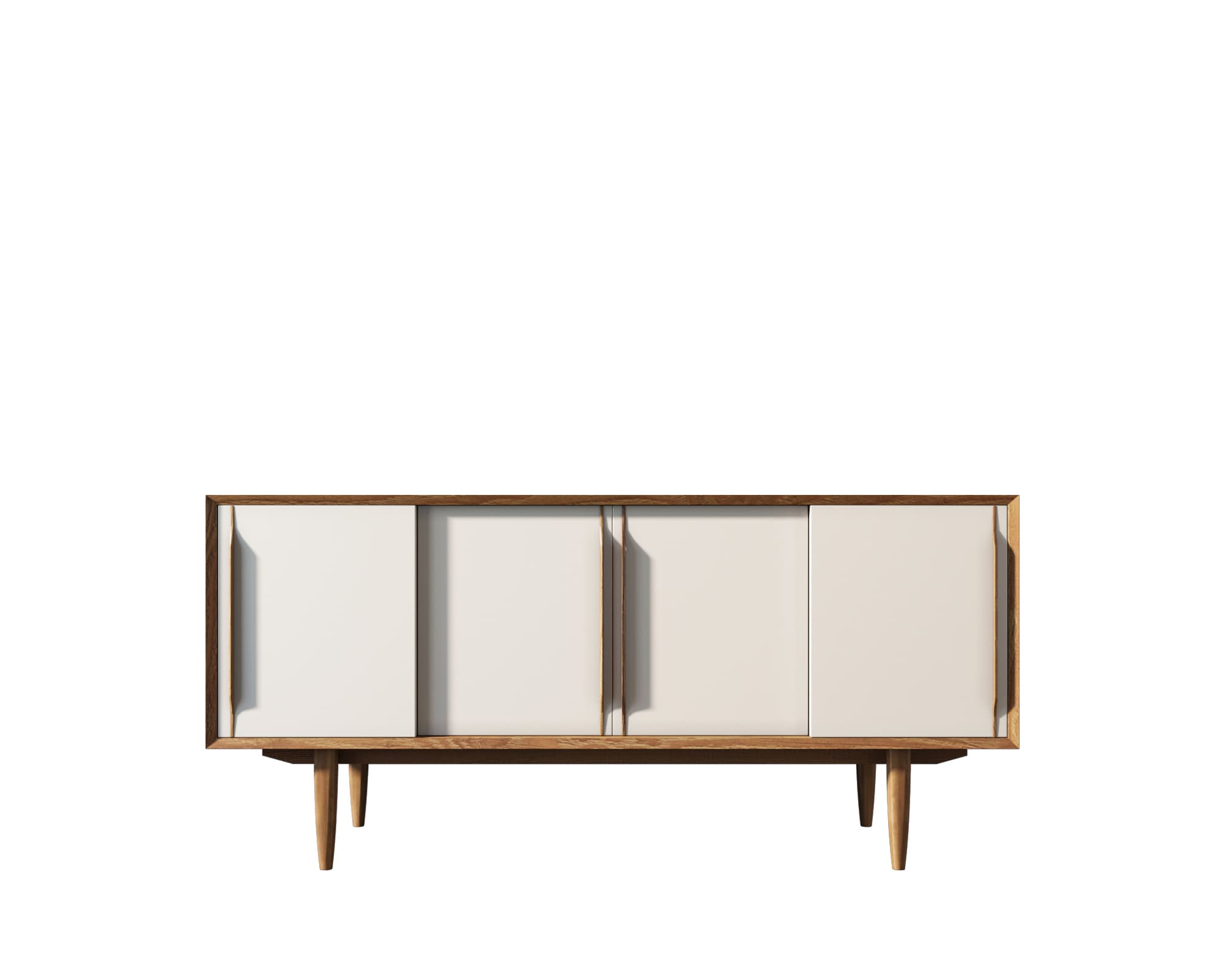 Комод «Bruni white» четыре дверки