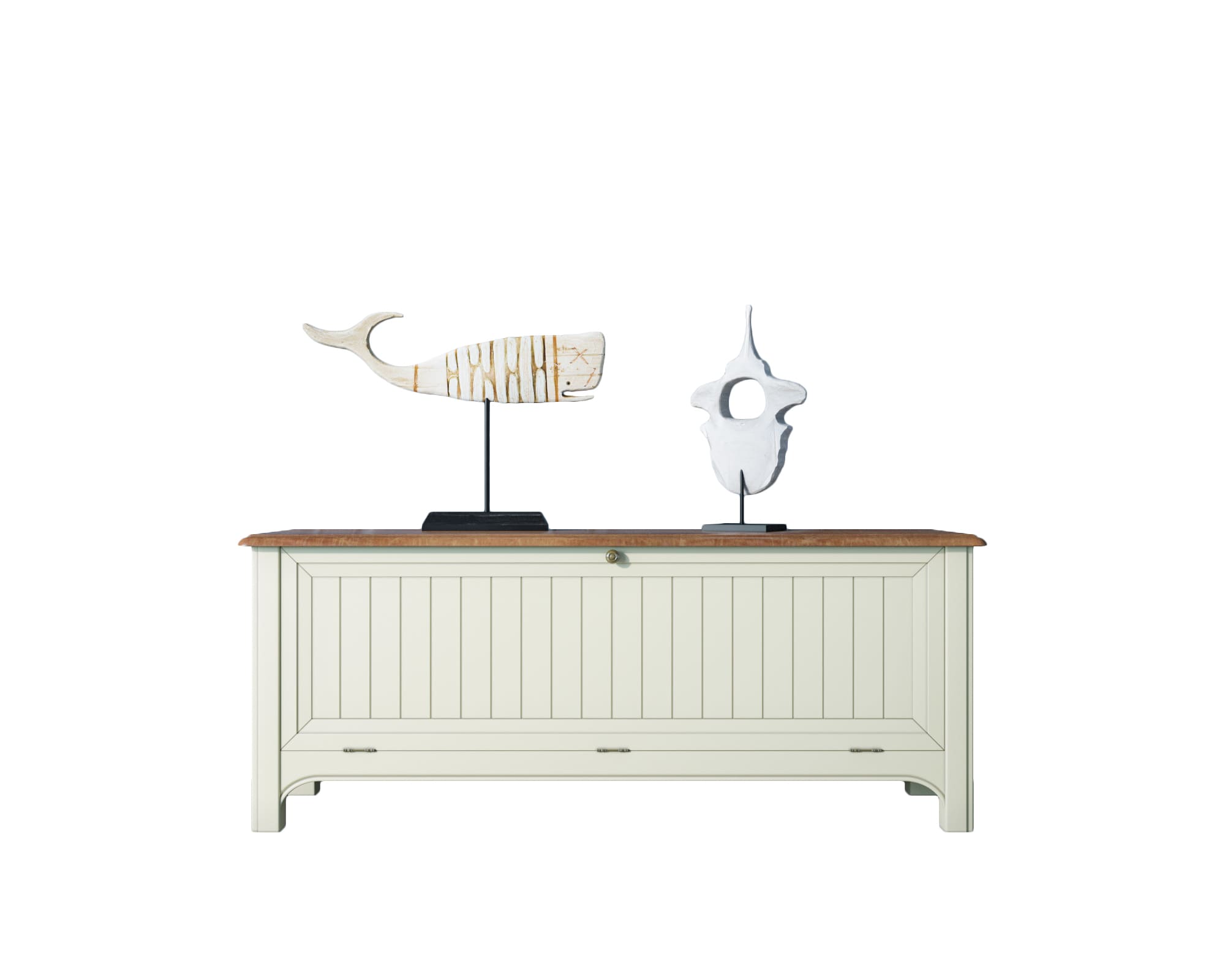 Лавка "Olivia"  из массива березы в бежевом цвете