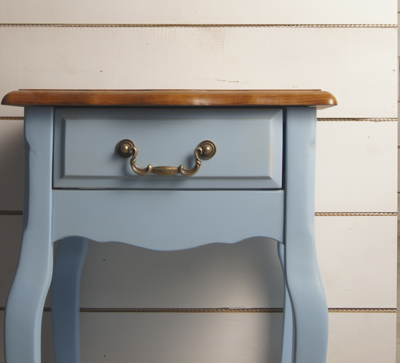 Прикроватная тумба "Leontina Blue" с одним ящиком