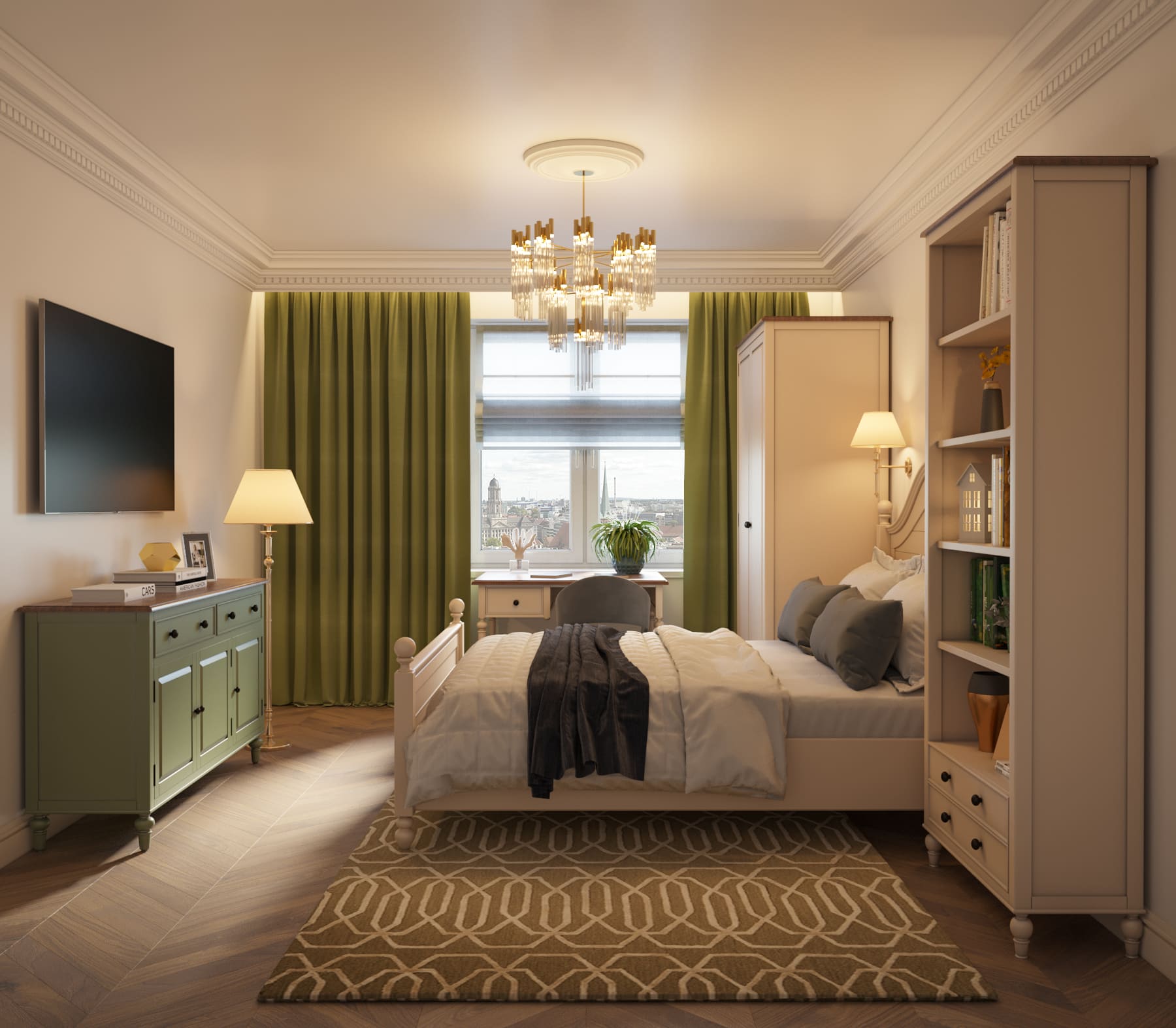 Шкаф двухстворчатый для одежды "Odri"