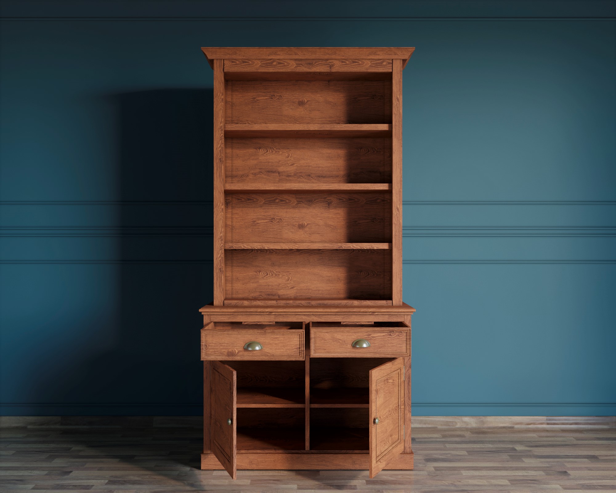 Стеллаж 2 ящика "Palermo natural"