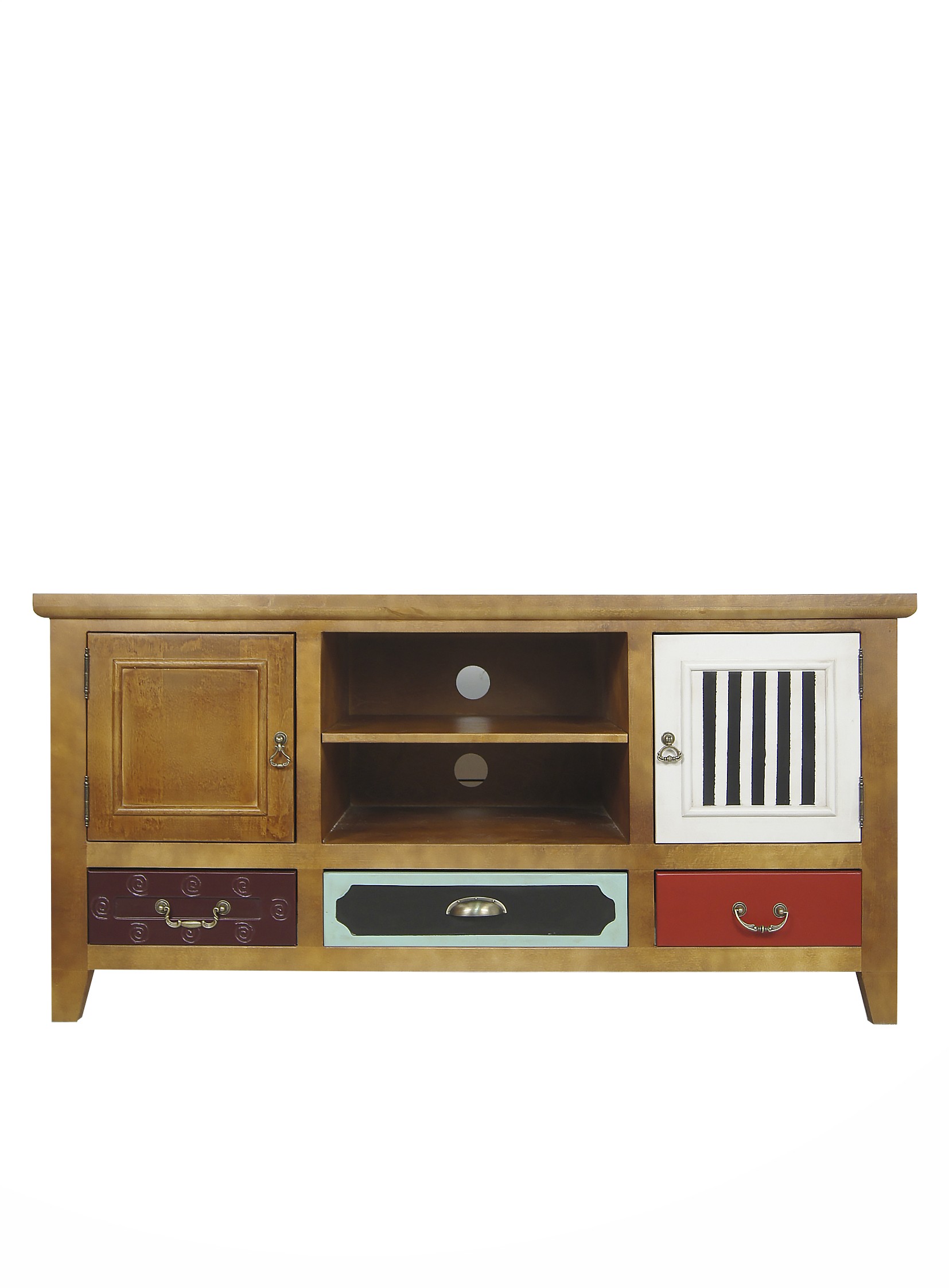 Комод с 3 ящиками из дерева "Gouache Birch" под TV арт М10528ETG