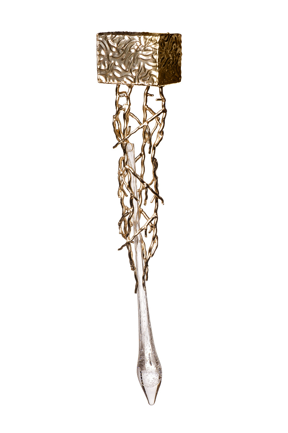 86-B029/2 Бра "Капля", металл цвет шампань