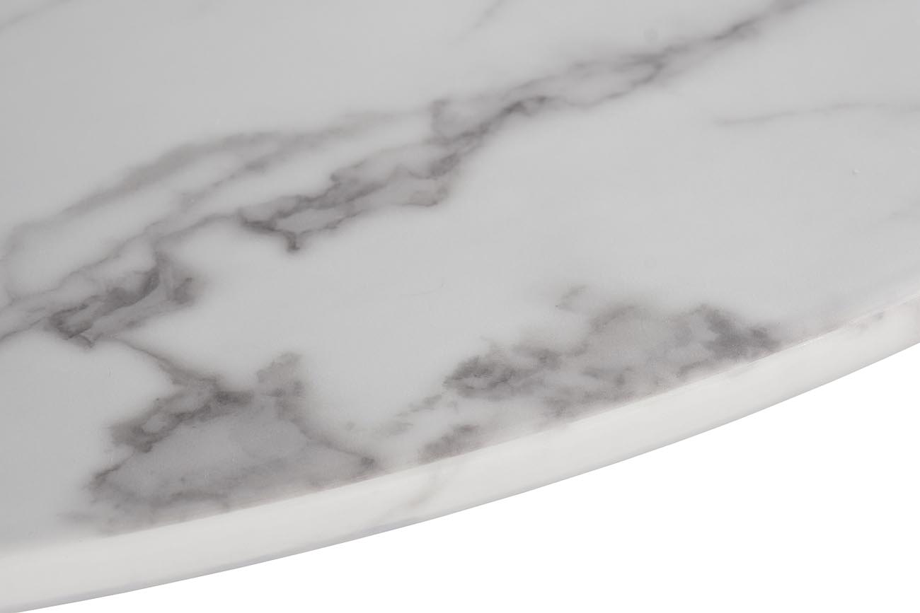 33FS-120-STOL/OB-BEL Стол обеденный белый d120*75см