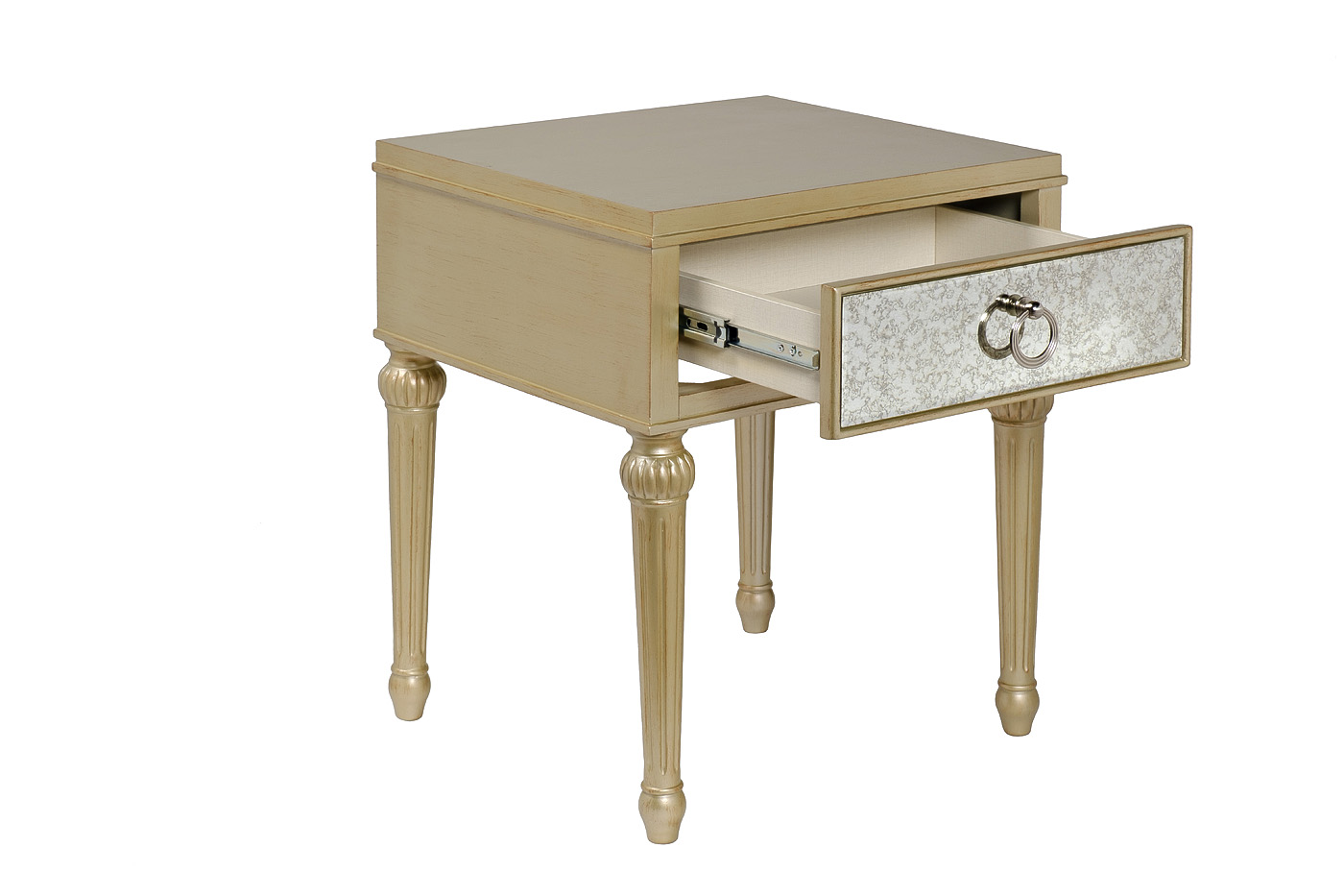 KFG1509 Тумба с зерк. отделкой с ящиком