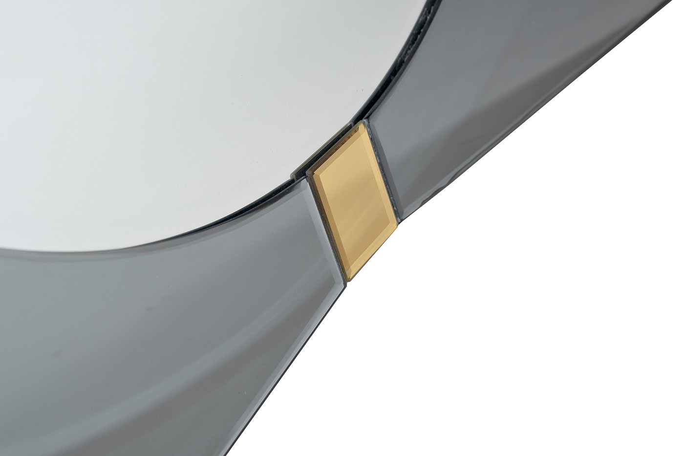 KFG124 Зеркало квадратное с золотыми вставками 