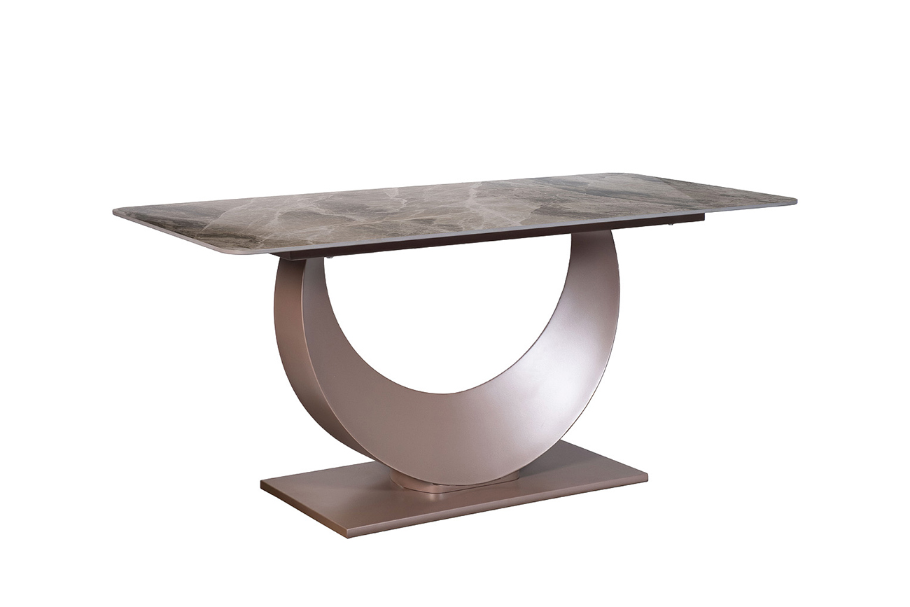 76AR-7836-STOL/OB Стол обеденный иск.камень серый