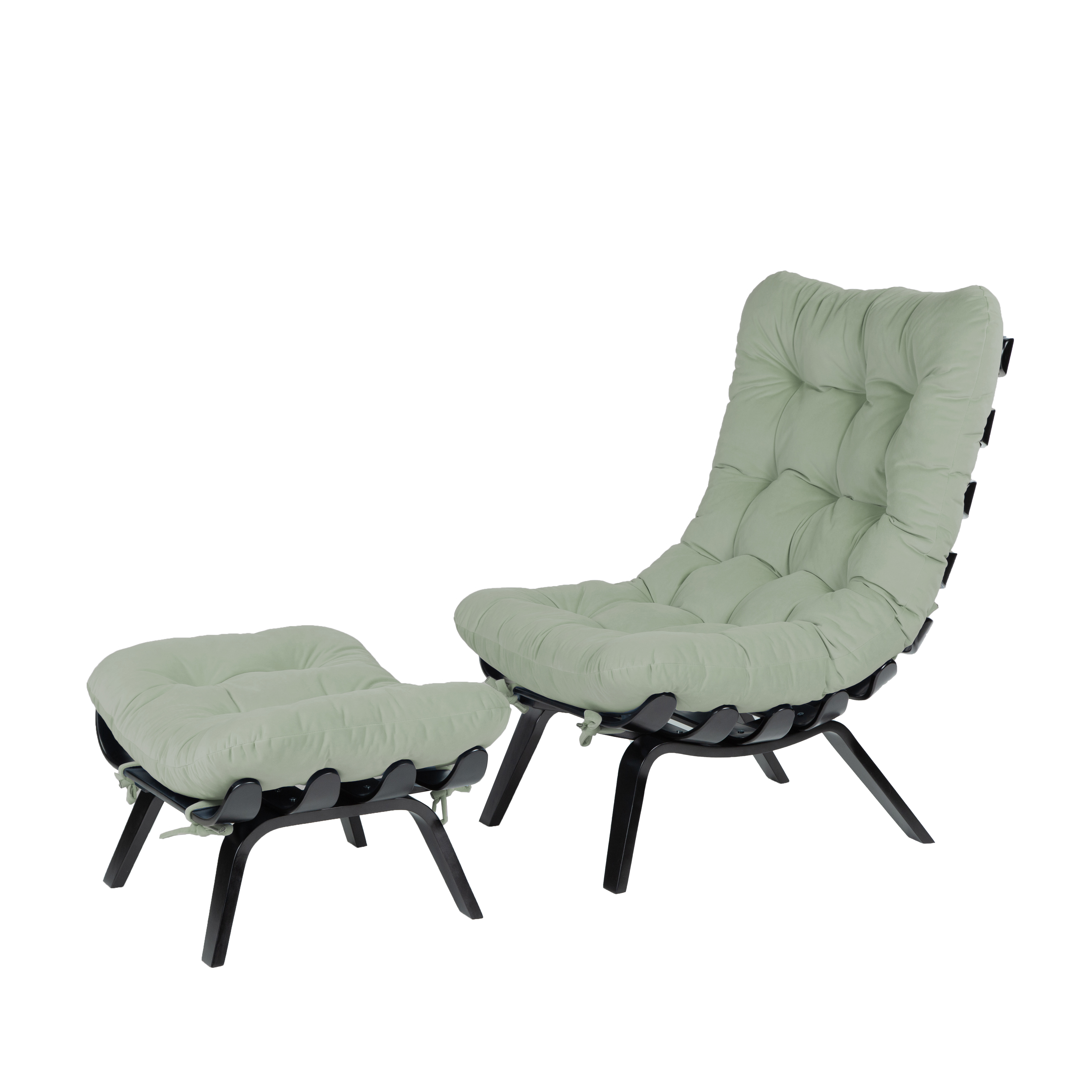 кресло Ессей 2  Фреш 19 минт каркас  Венге структура