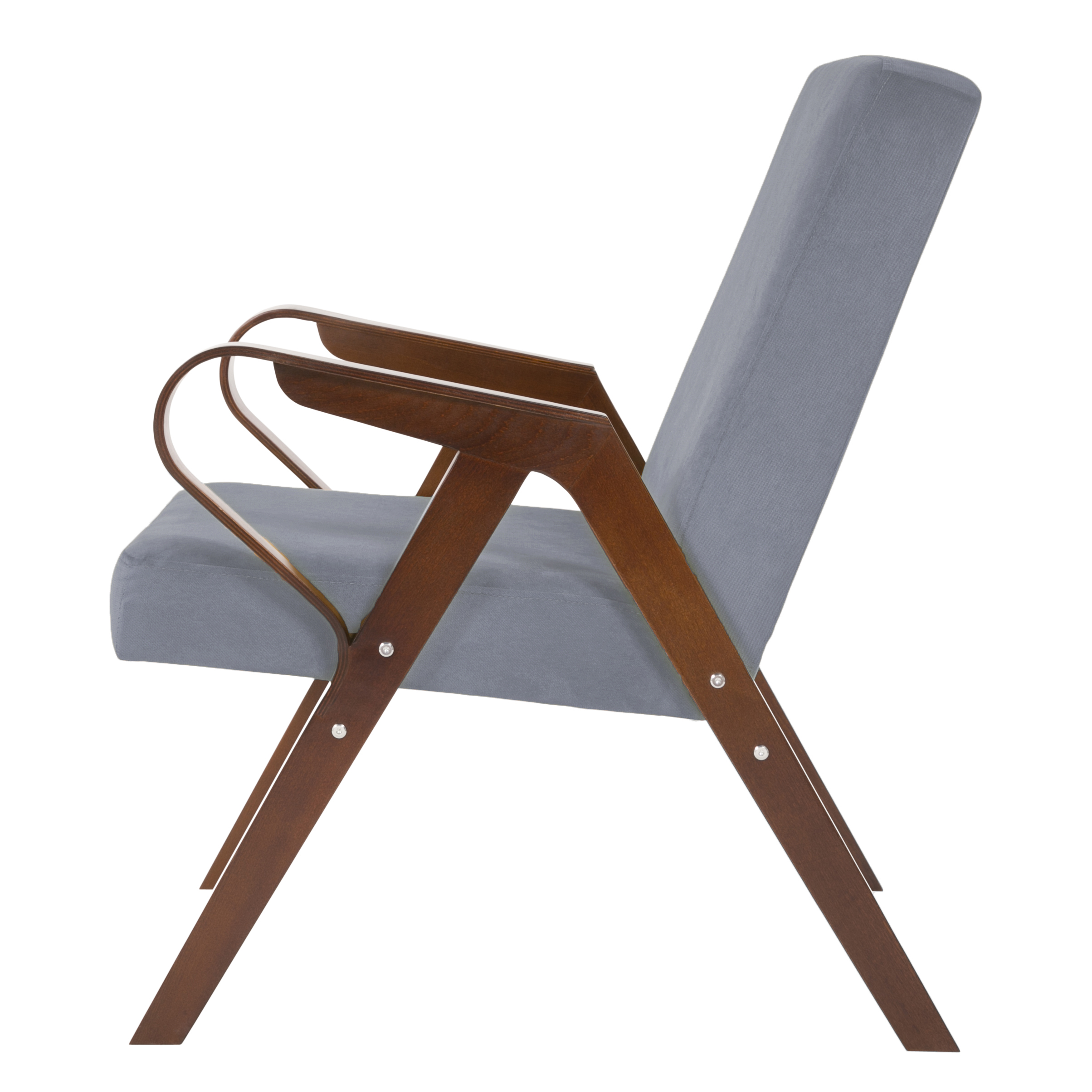 кресло Форест  Фреш 12 светло-серый каркас  Вишня