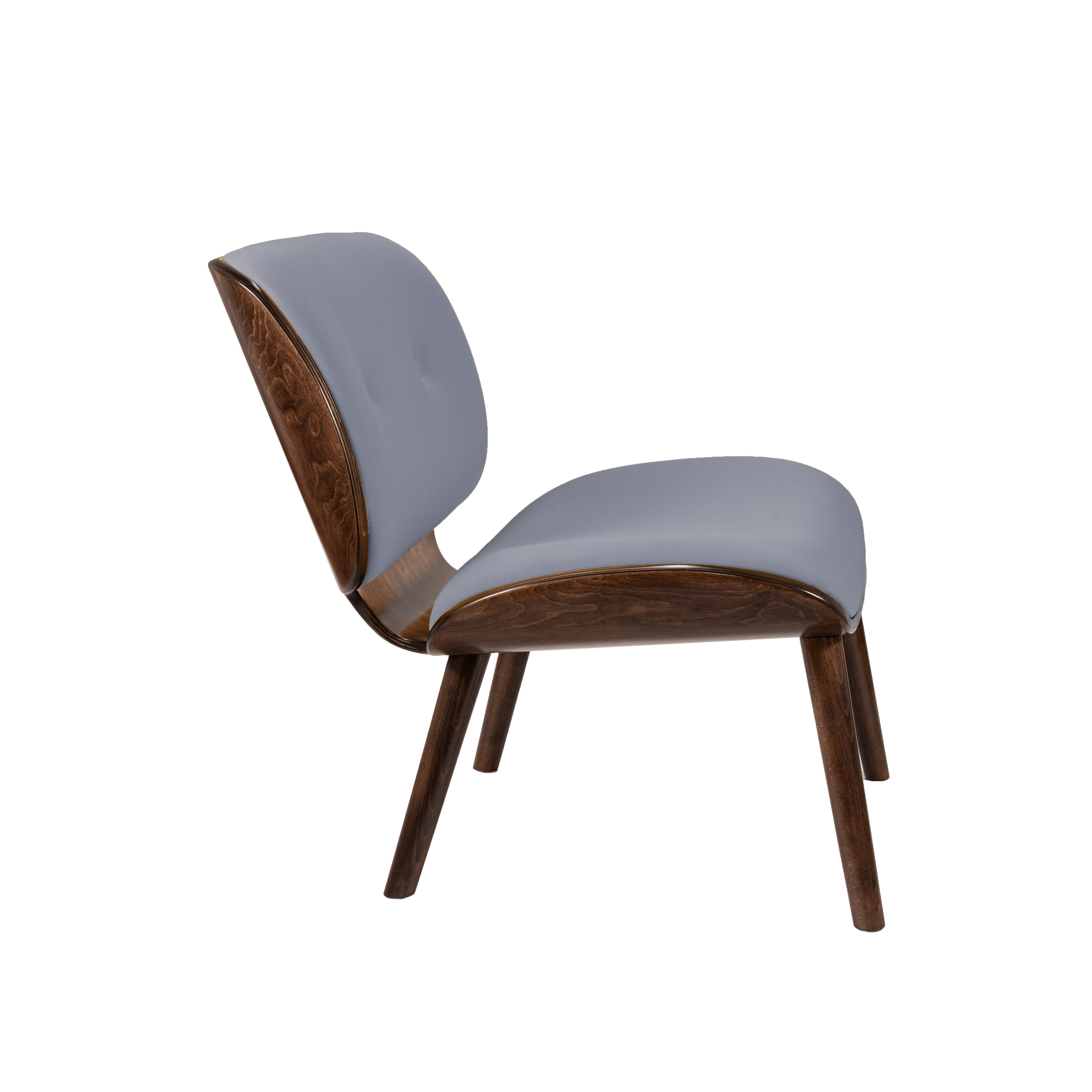 кресло Конда Фреш 12 светло-серый каркас Орех