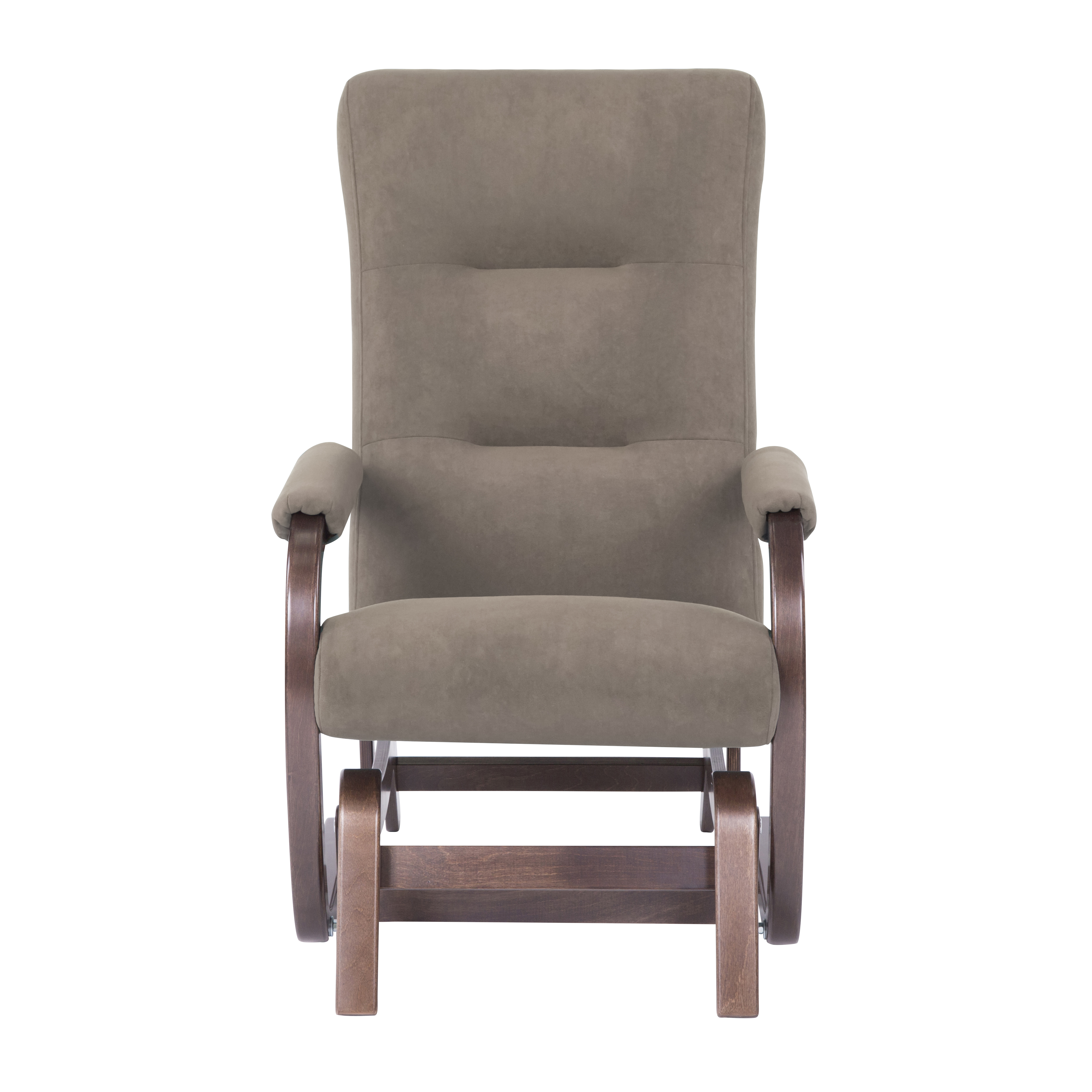 кресло-качалка глайдер Мэтисон 2 фреш 04 бежевый каркас Орех