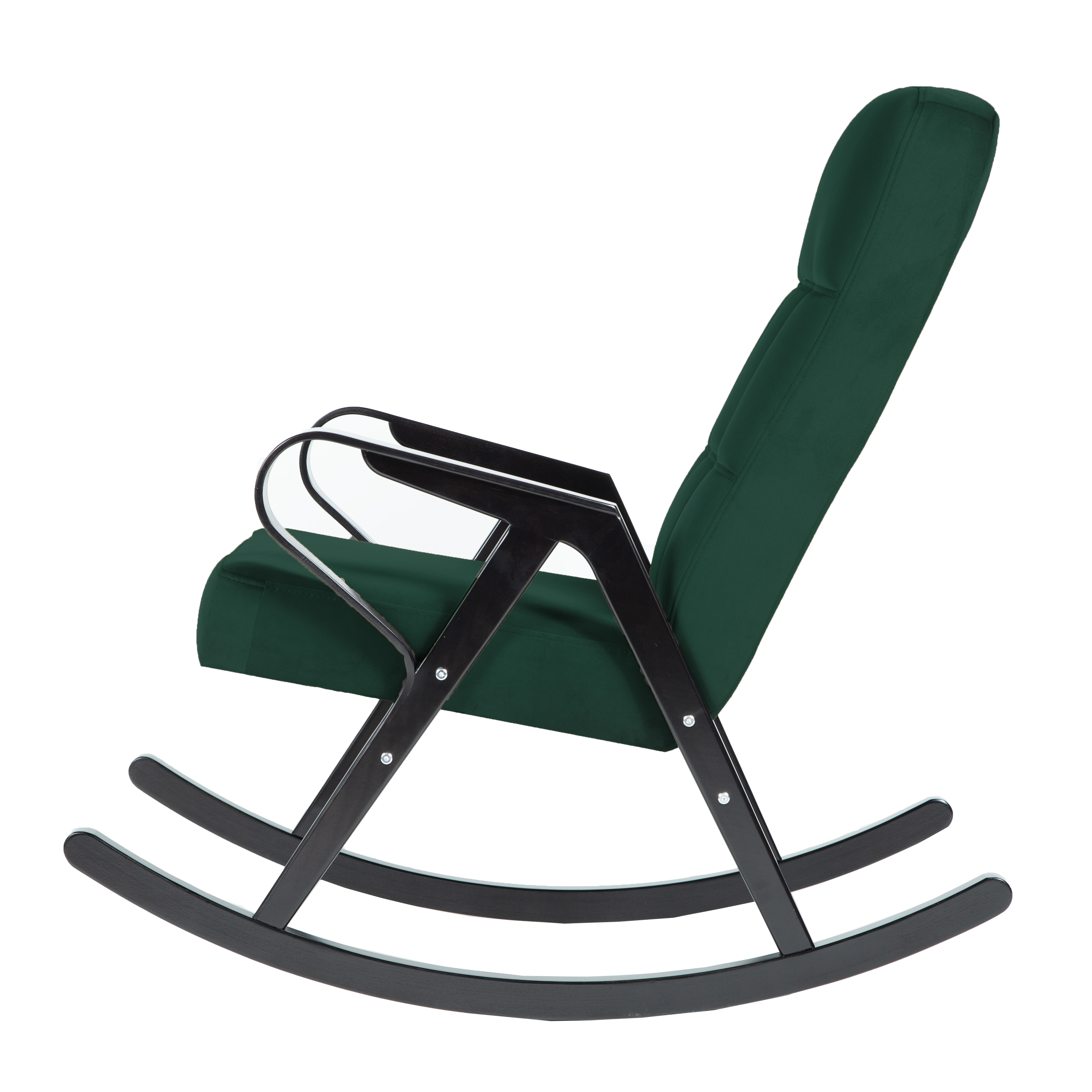кресло-качалка Форест Фреш 25 зелёный каркас Чёрный