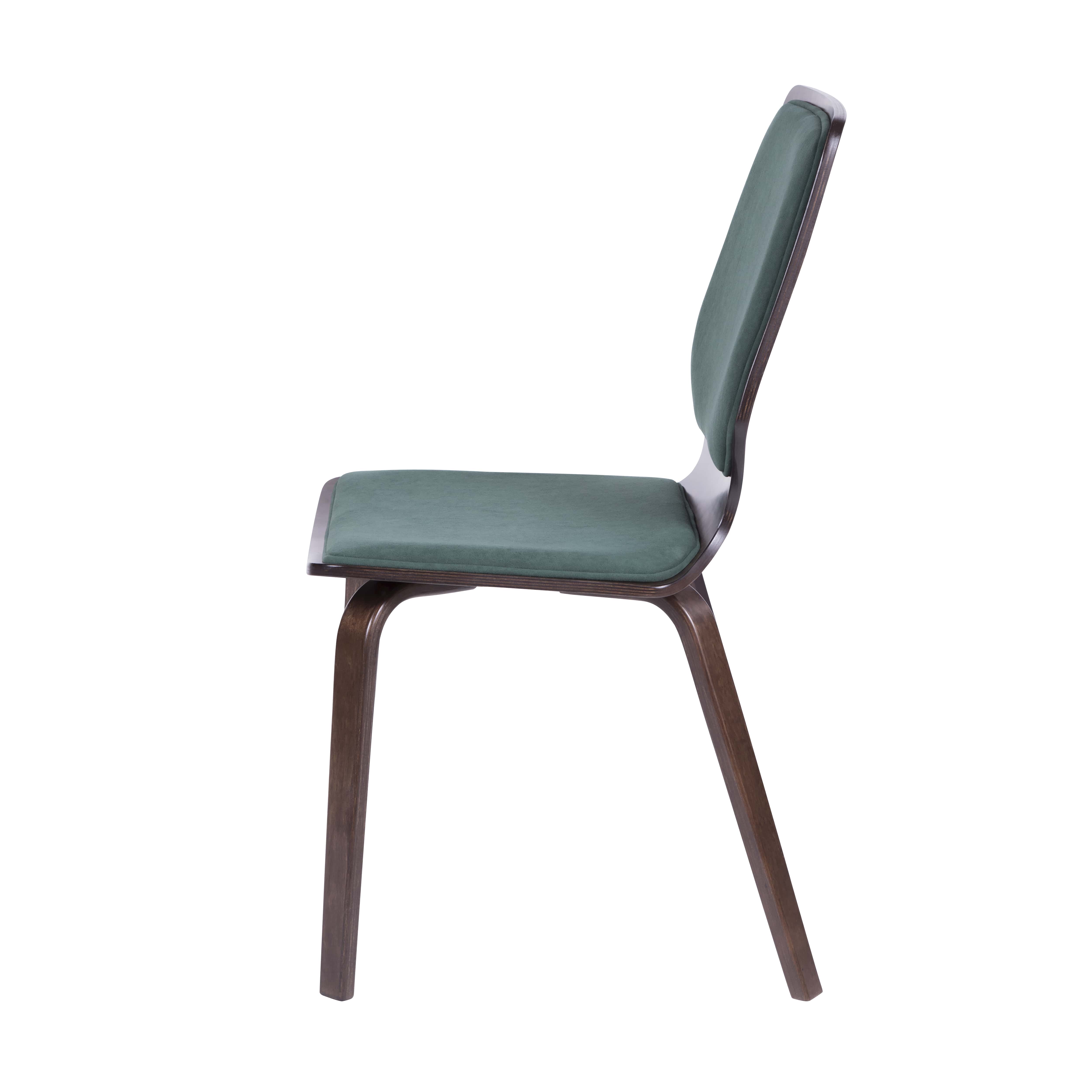 стул Бертран  Малахит каркас  Орех