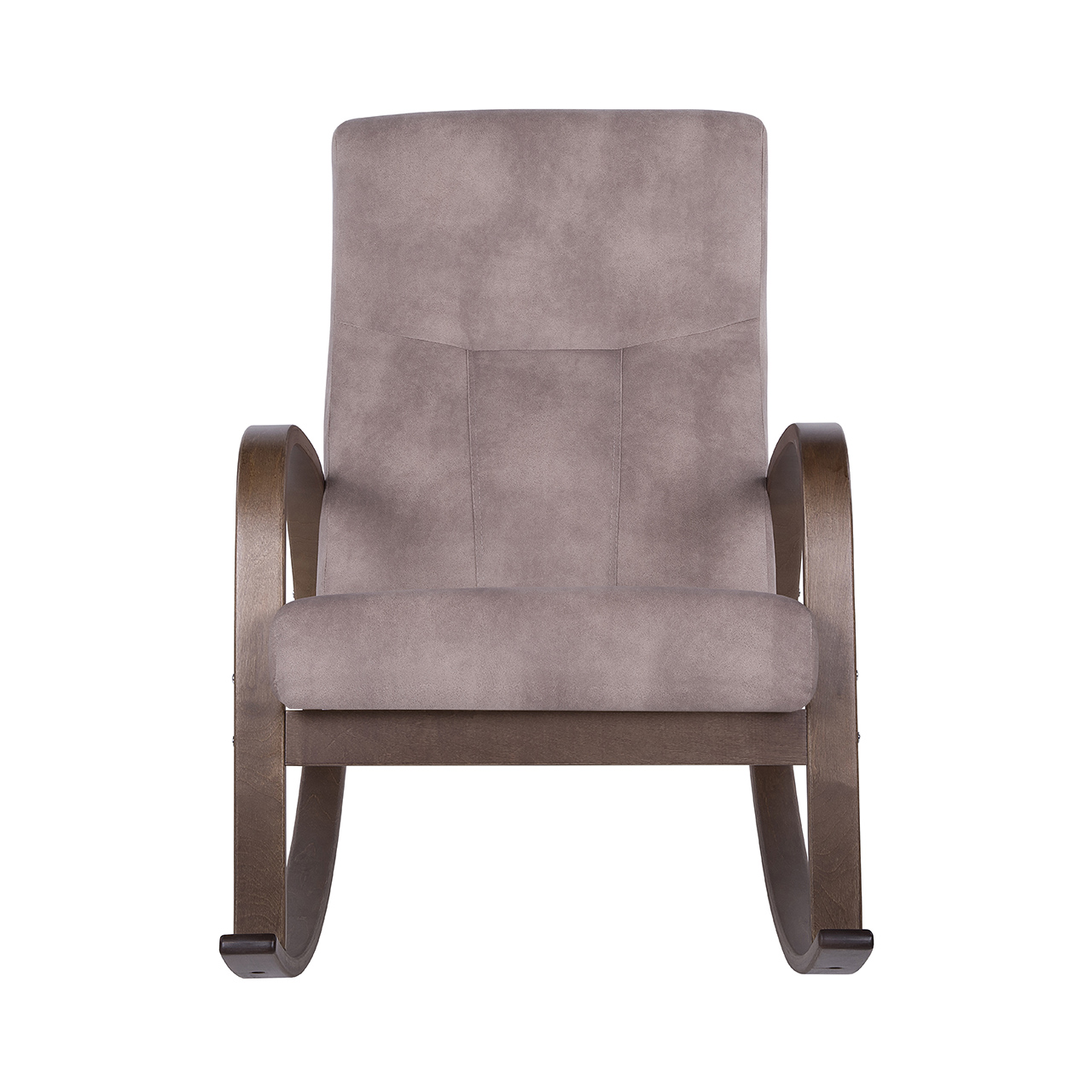 кресло-качалка Ирса Крем-брюле каркас Орех