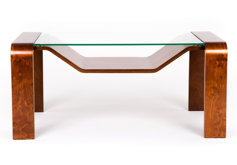 журнальный стол Гурон 1   каркас  Вишня