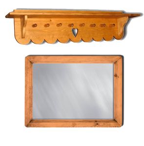 - Вешалки и зеркала Прованс