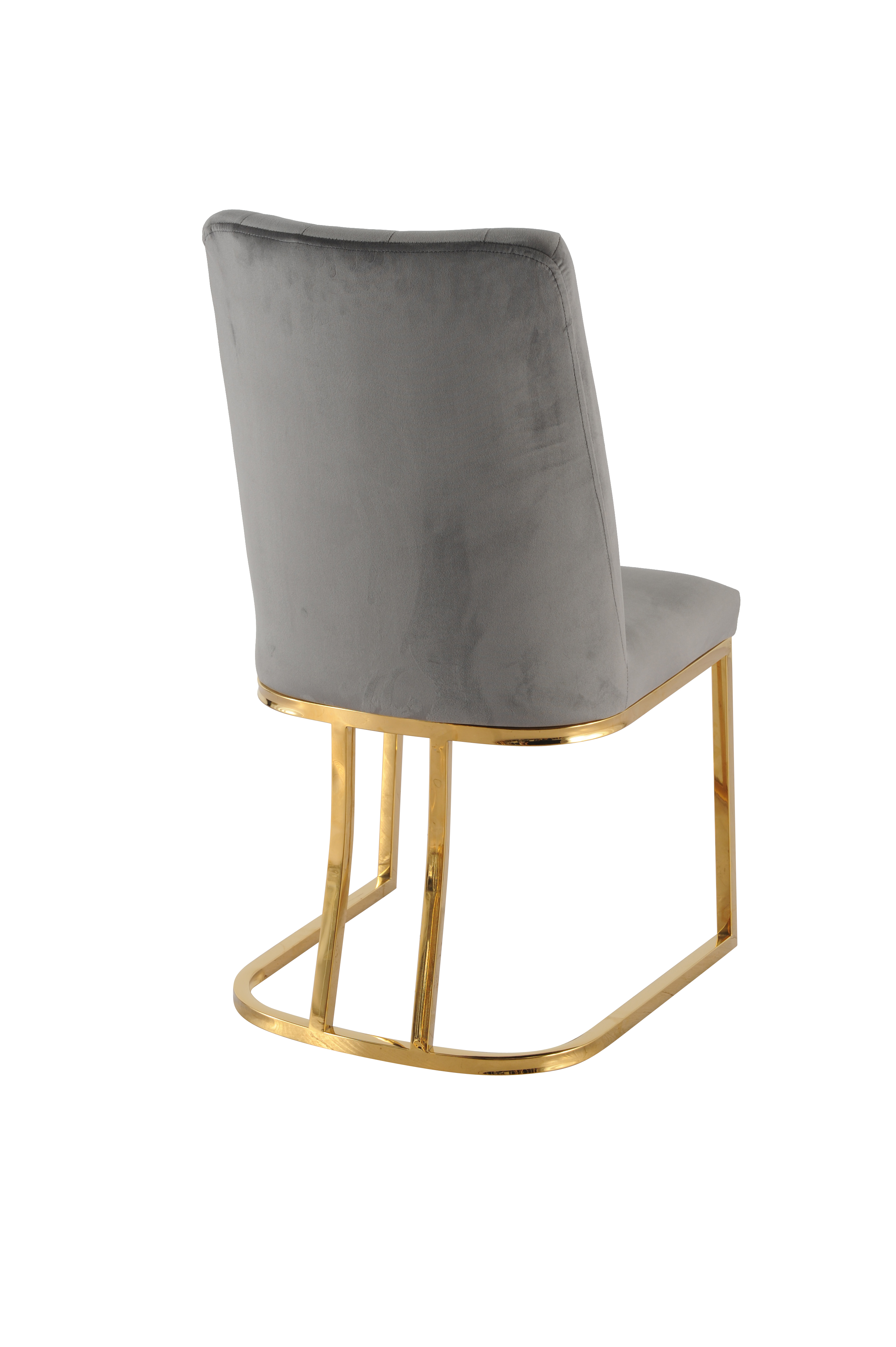 Стул обеденный Пресли DX-2055-1.1, 42х44х92, серый, золото