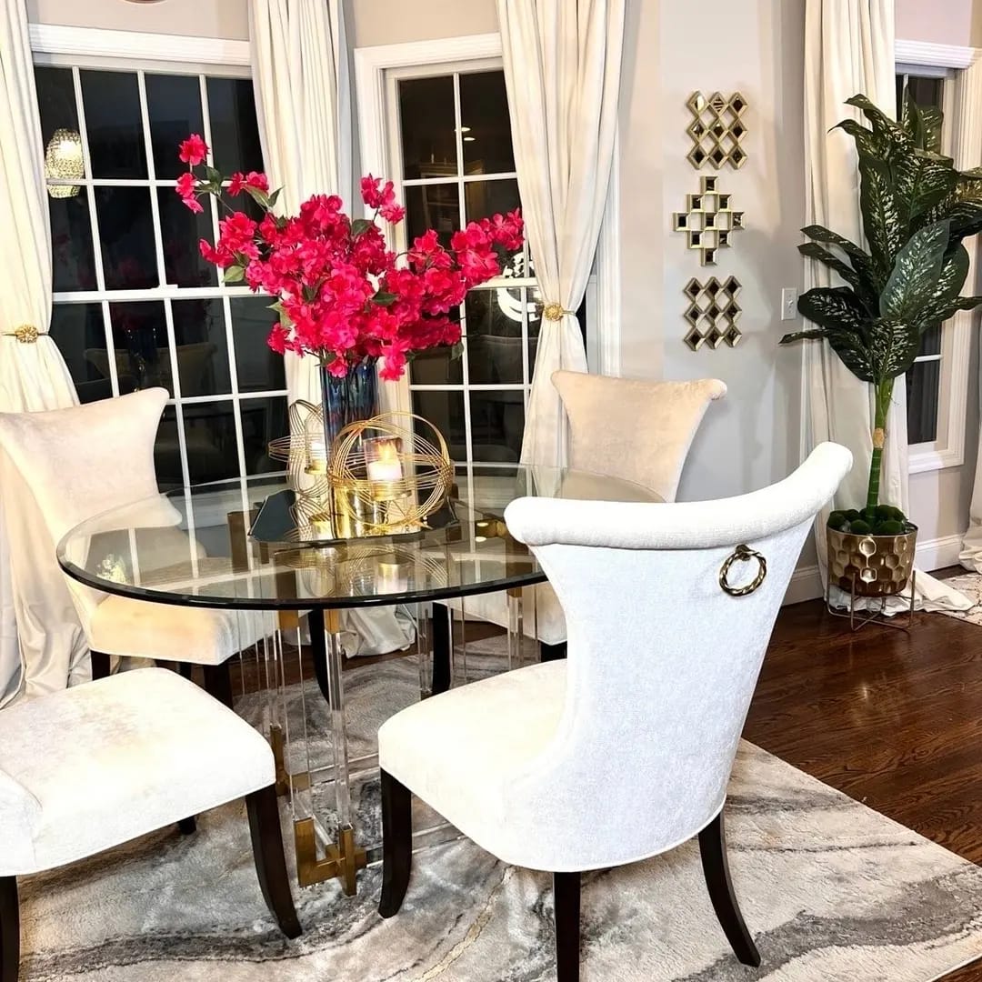 Стол обеденный Никстронг MH-07DT, 140х75 см, прозрачный