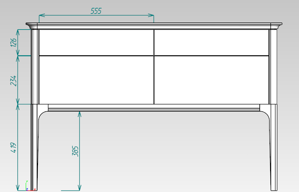 Консоль малая 