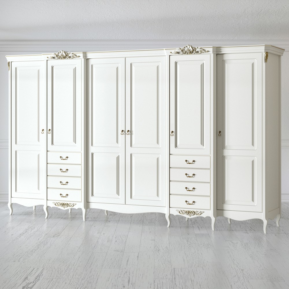 Шкаф 6 дверей