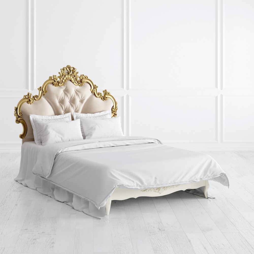 Кровать с мягким изголовьем 120*200 