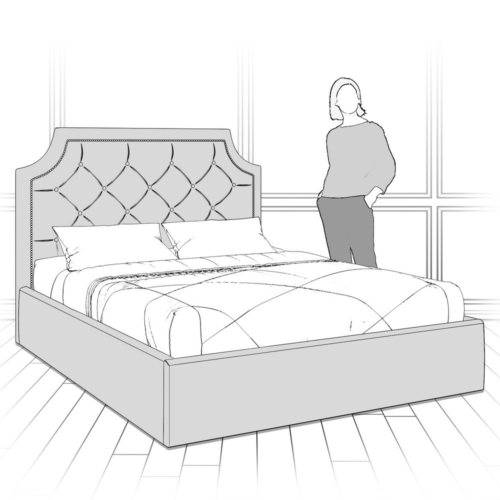 Кровать с подъемным механизмом K09Y-1800-N-B13