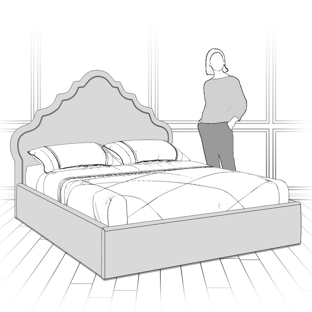 Кровать с подъемным механизмом K08-1600-N-0402